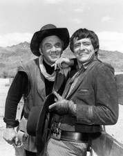 The High Chaparral Unsigned photo - Henry Darrow and Cameron Mitchell *13
