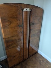 Walnut Veneer Wardrobe Art