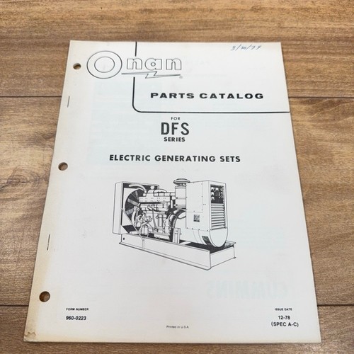 Onan generator original - onan,