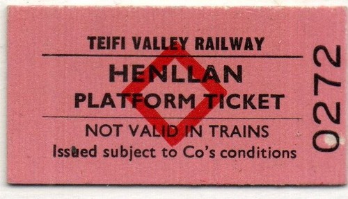 Teifi valley railway platform - teifi,