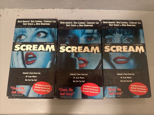 Scream vhs rare - exclusive, neve