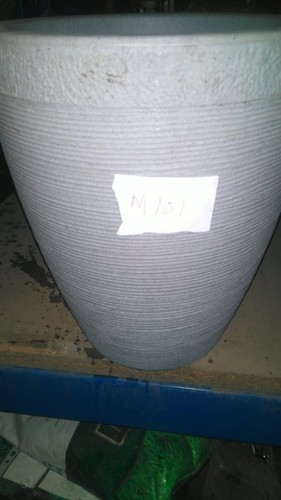 White large plant pot - white,