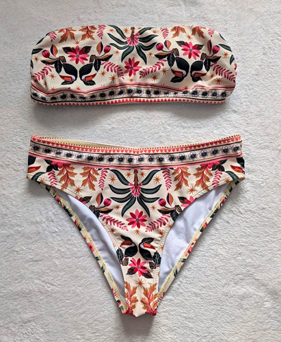 Shein bandeau bikini piece - bikini,