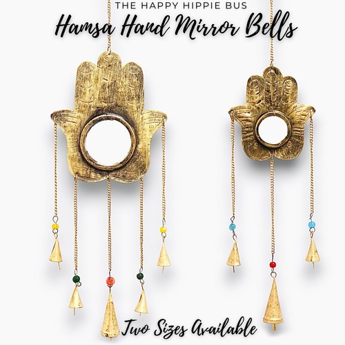 Hamsa hand wind - hand, mirror