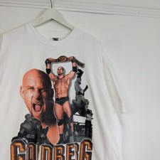 Vintage Goldberg T shirt WCW Wrestling World Champion '98 Oneita - XL