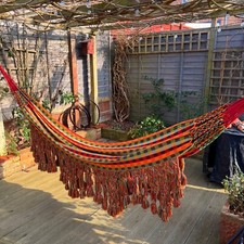 Handmade Vibrant Double Hammock 2 Person Large 220x170cm Hammock