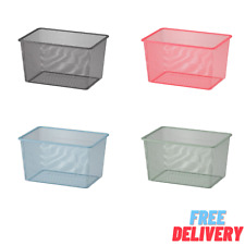 IKEA TROFAST Mesh Storage Box Stackable Steel Basket Home Organizer 42x30x23cm