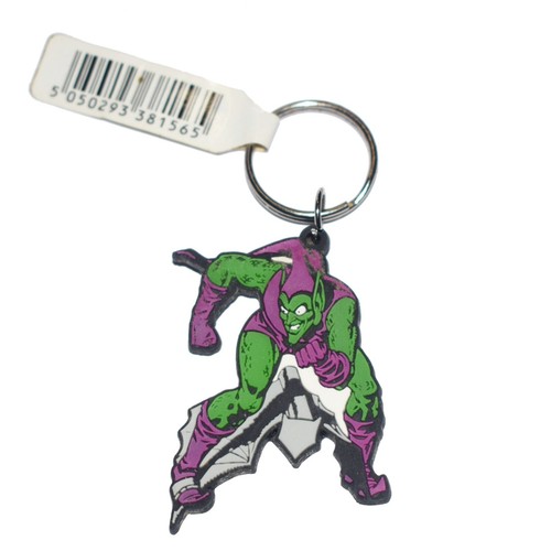 Green goblin keyring keychain - green,