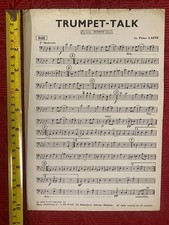 Sheet Music " Trumpet-Talk &