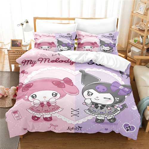 Kuromi melody quilt cover - kuromi,