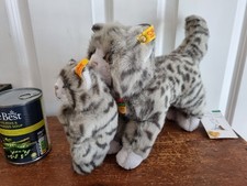 25cm Steiff Mizzy Grey Tabby