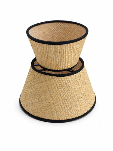 Natural woven lampshade 22cm - woven,