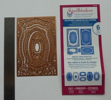 Spellbinders Nestabilities MAJESTIC ELEMENTS Labels Twenty - Five.  6 DIES