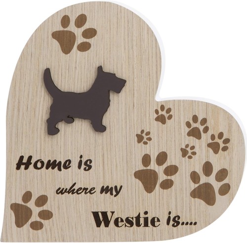 Westie dog plaque home - dog, is