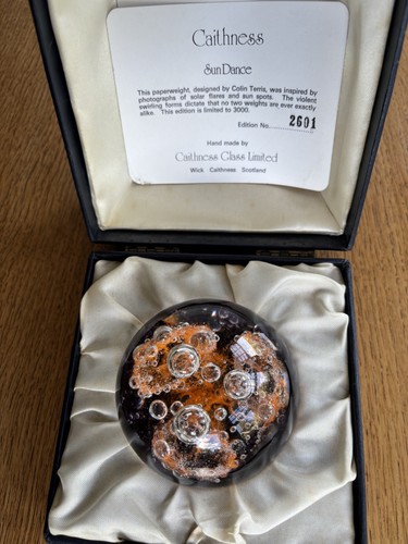 Caithness glass paperweight