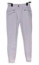 Women's White Ankle Grazer