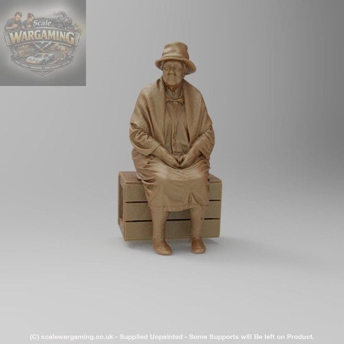 Smf8177 pensioner resting - pensioner, on