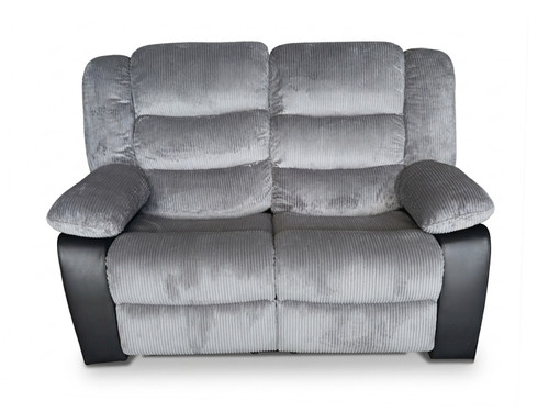 Grey jumbo cord recliner - cord, 2