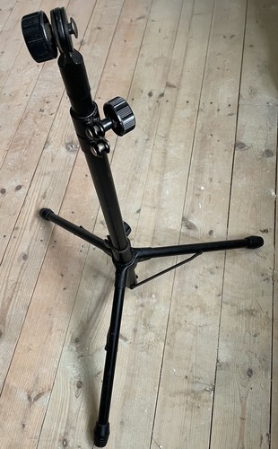 Heavy duty black tripod for