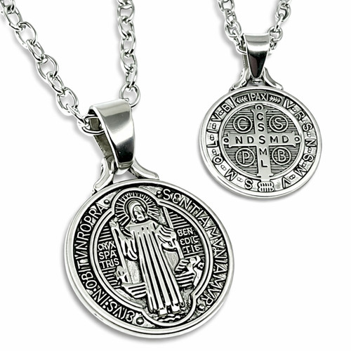 Benedict pendant necklace - st,