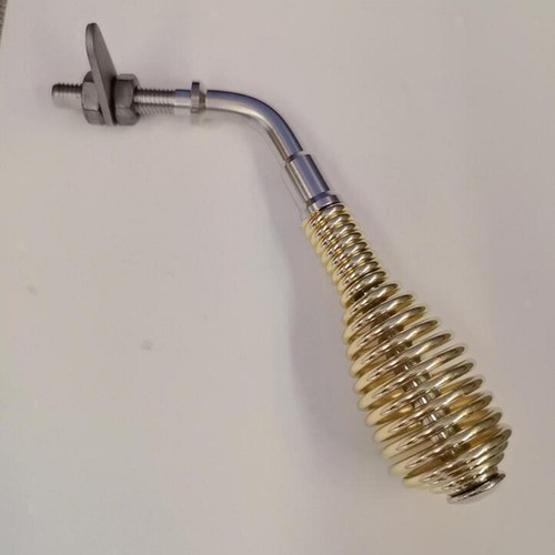 Spring fireplace door handle - spring,