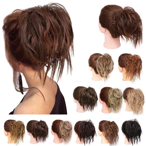 Messy bun hair piece - hair,