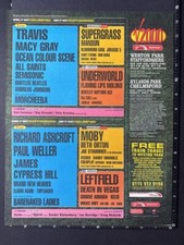 V FESTIVAL - RICHARD ASHCROFT JAMES MOBY 15X11" 2000 Press Advert Poster L281