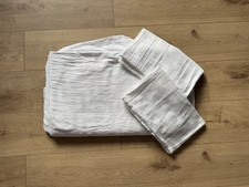 Matalan White Jacquard Duvet