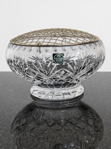 Thomas webb crystal rose bowl - thomas,