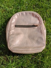 Gold shimmer backpack from