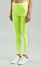 Palm Angels Neon Yellow Logo Tracksuit Leggings Pants Gym Wear  XL BNWOT