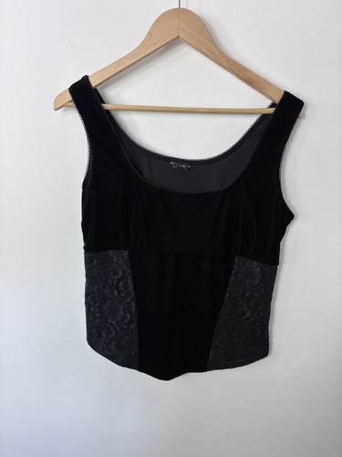 Vintage top 18 velvet - vintage, uk