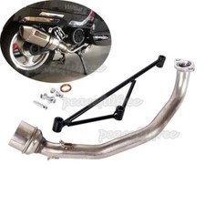 For Yamaha GY6 125 150 Motocycle Slip Exhaust Muffler Header Link Pipe Dirt Bike