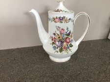 Vintage Paragon Lavinia Coffee Tea Pot Fine Bone China Ceramic 
