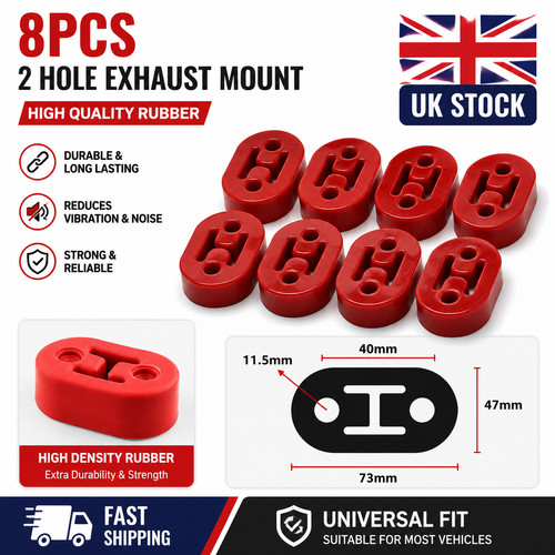 8pcs rubber exhaust - rubber, hanger