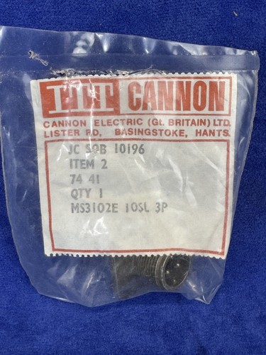 Itt cannon ms3102e10sl - itt, ms3102e10sl-3p