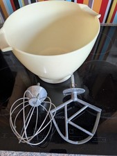 Vintage Kenwood Mixer A901 Kenlyte Plastic Bowl Plus K Beater And Whisk