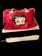 Vintage Betty Boop Red Duffel
