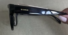 Balmain Eyeglasses Frames Unisex Black and Gold New Without Tags