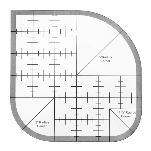 Acrylic curved corner - acrylic,