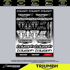 TRIUMPH STICKERS, MOTOCROSS