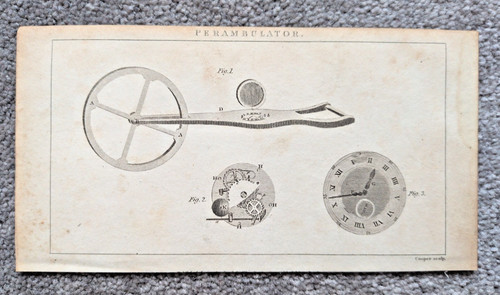 Perambulator antique print - antique,