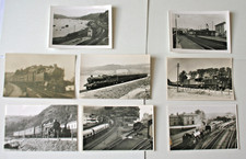 8 photo prints at / near KINGSWEAR & CHURSTON, Devon (ex-GWR) - job lot