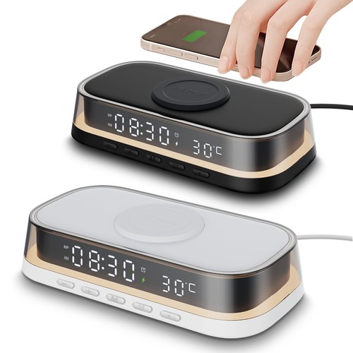 Digital alarm clock 30w - clock,