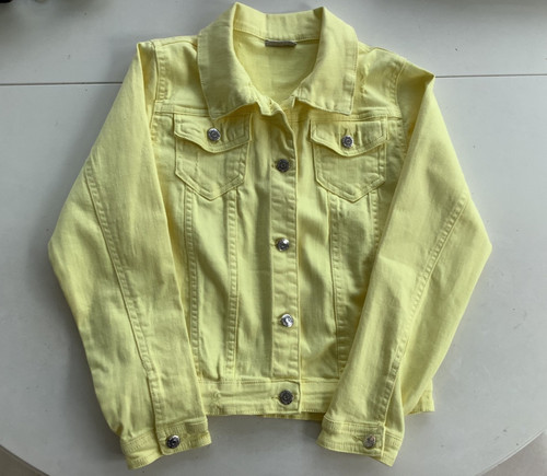 Girls lemon yellow denim - lemon,
