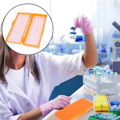 Microscope glass slide storage - microscope,
