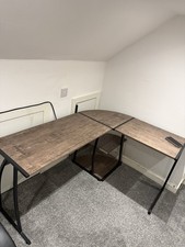 Large Industrial Desk Rustic