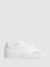 Reiss Ashley Low Top Trainers White Size  UK9 / 43 RRP £138 Bought in Selfridges