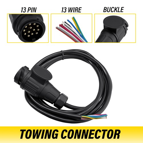 Caravan prewired pin plug 3 - plug,
