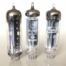 Mullard ez81 tube valve x3 - mullard,